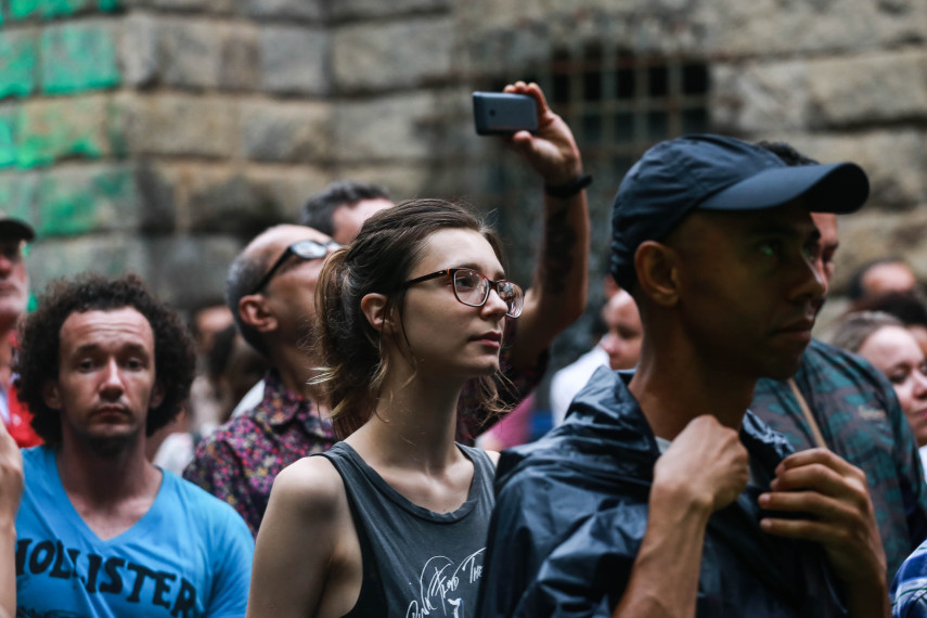 Público aproveitou a primeira edição do festival Mimo no Parque Lage, no Rio de Janeiro