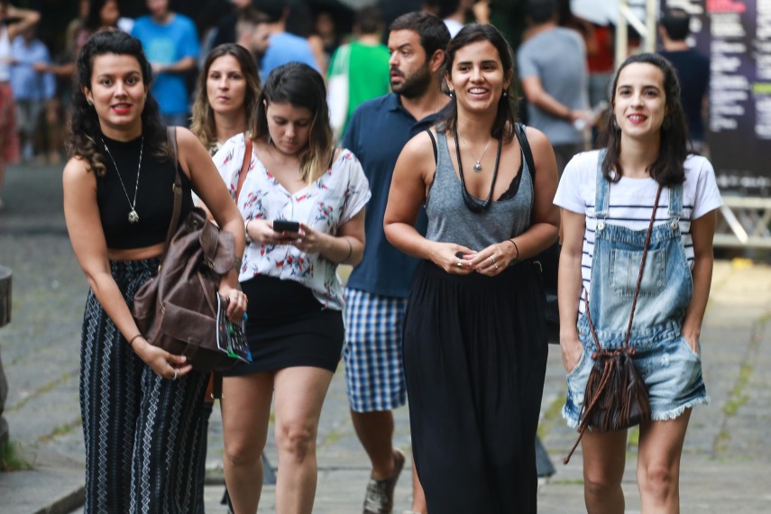 Público aproveitou a primeira edição do festival Mimo no Parque Lage, no Rio de Janeiro