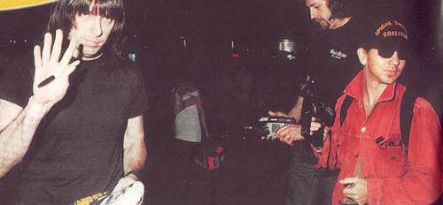 Eddie veio ao Brasil em 1996 para acompanhar os Ramones em sua última turnê na América do Sul. Ele viajou a convite do amigo Johnny Ramone, assistiu aos shows e registrou tudo em vídeo.
