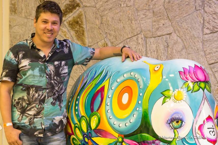 Florianópolis amanheceu com vários elefantinhos coloridos espalhados pela cidade