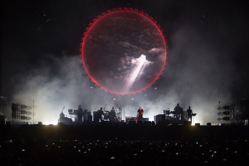 O público veio de vários Estados para ver o primeiro show do guitarrista do Pink Floyd no Brasil