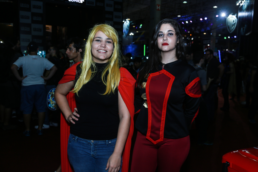 Público cosplayer caprichou no figurino para participar da segunda edição da feira geek, em São Paulo