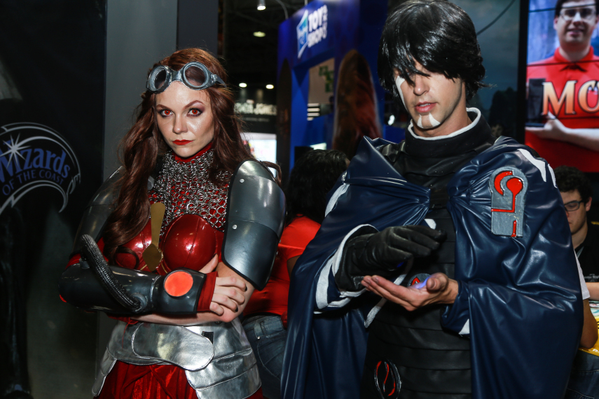 Público cosplayer caprichou no figurino para participar da segunda edição da feira geek, em São Paulo