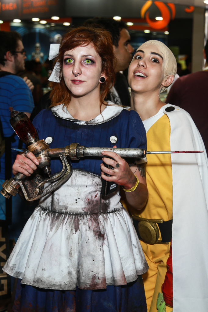 Público cosplayer caprichou no figurino para participar da segunda edição da feira geek, em São Paulo