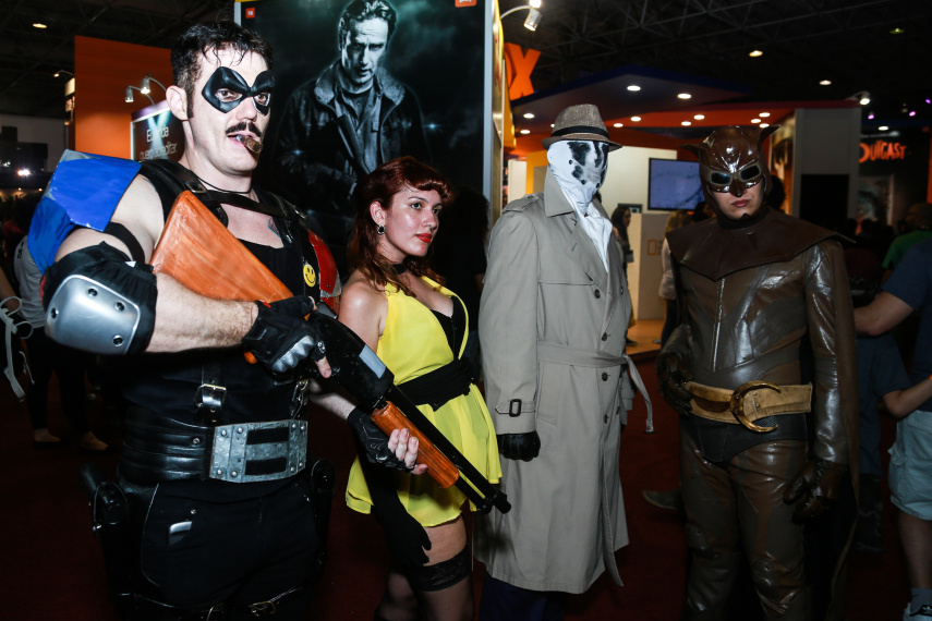 Público cosplayer caprichou no figurino para participar da segunda edição da feira geek, em São Paulo
