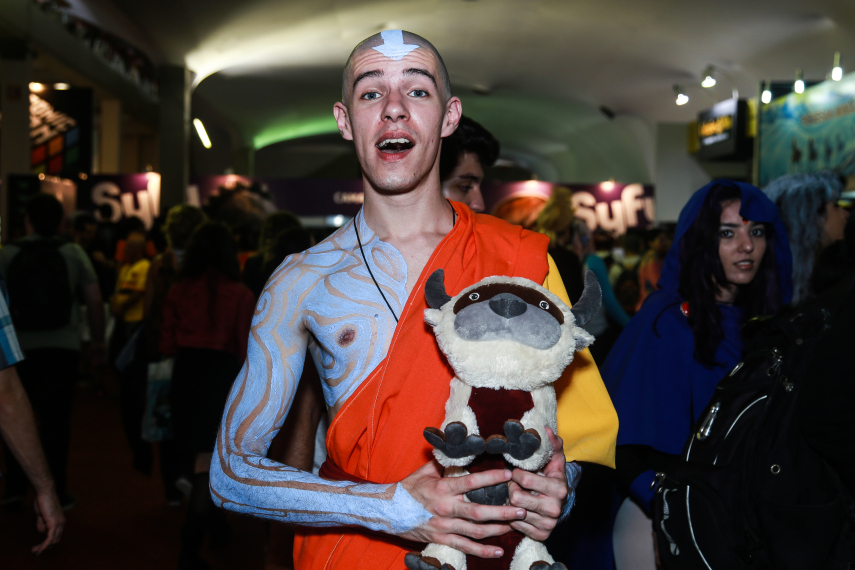 Público cosplayer caprichou no figurino para participar da segunda edição da feira geek, em São Paulo