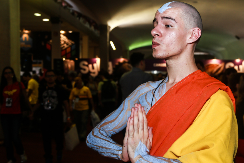 Público cosplayer caprichou no figurino para participar da segunda edição da feira geek, em São Paulo