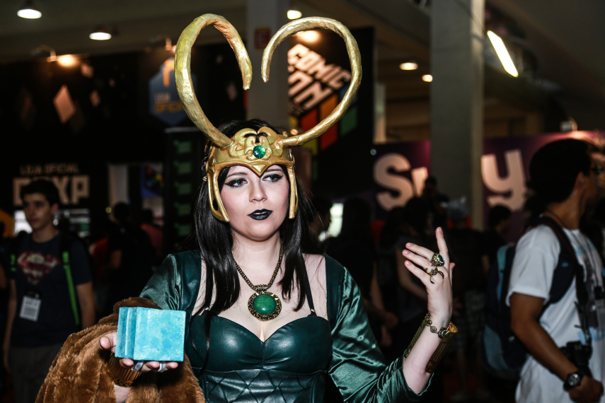 Público cosplayer caprichou no figurino para participar da segunda edição da feira geek, em São Paulo