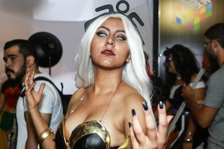 Público cosplayer caprichou no figurino para participar da segunda edição da feira geek, em São Paulo