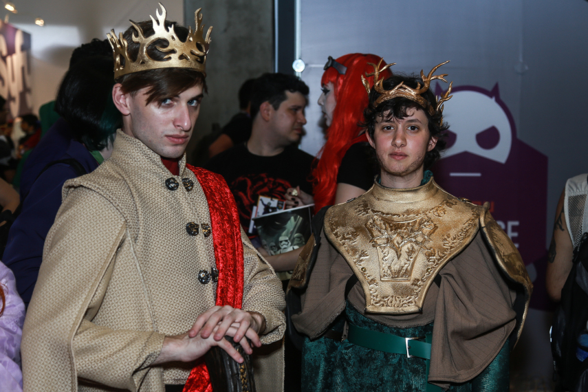 Público cosplayer caprichou no figurino para participar da segunda edição da feira geek, em São Paulo