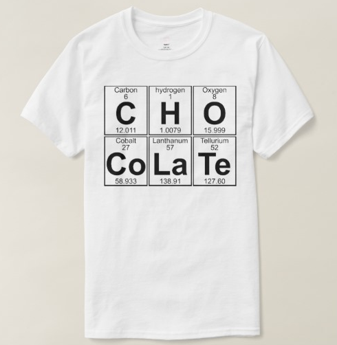 Camiseta Chocolate - R$ 52,90/ Zazzle http://www.zazzle.com.br/geek+roupas