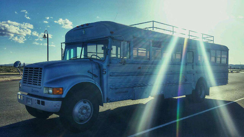 Transformar o velho ônibus escolar em motorhome mudou a vida de Patrick Schmidt