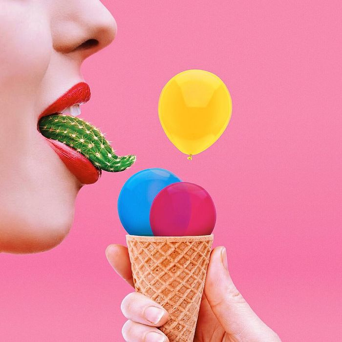 Tony Futura misturou imagens de objetos do dia a dia com ícones da cultura pop