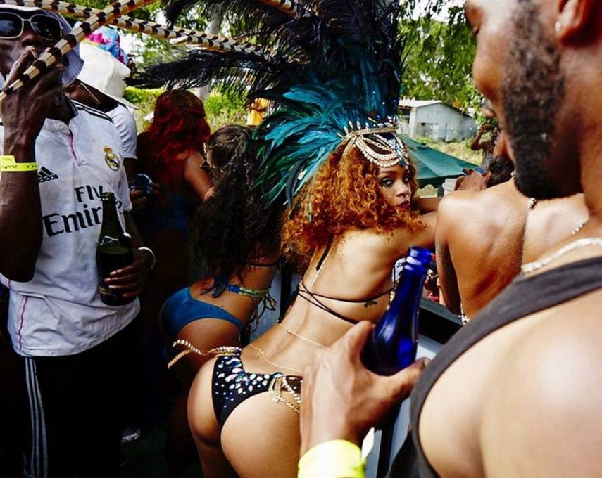 Rihanna: Carnaval em Barbados