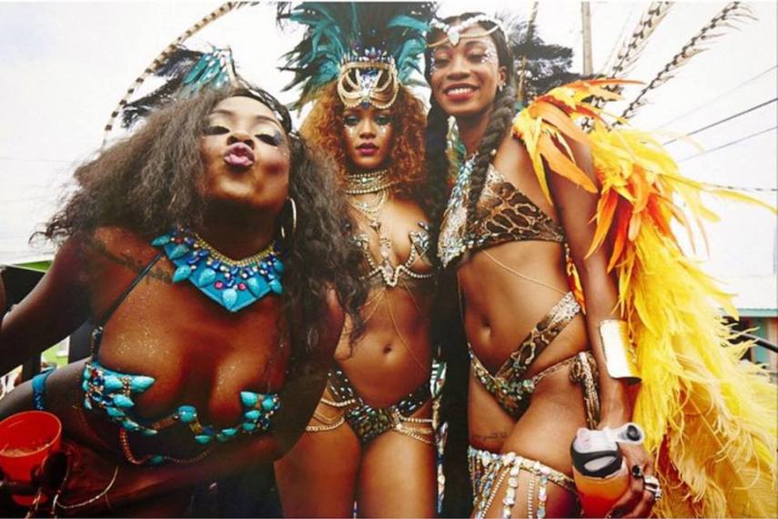Rihanna: Carnaval em Barbados