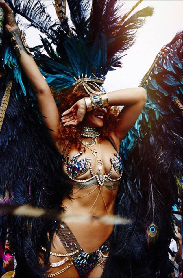 Rihanna: Carnaval em Barbados