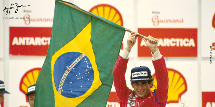 Ayrton Senna era o cara do esporte brasileiro.