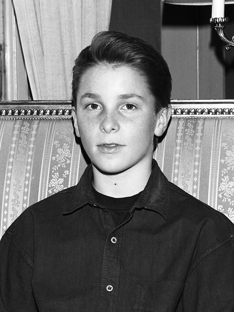 Christian Bale começou a carreira aos oito anos de idade, em um anúncio de detergente