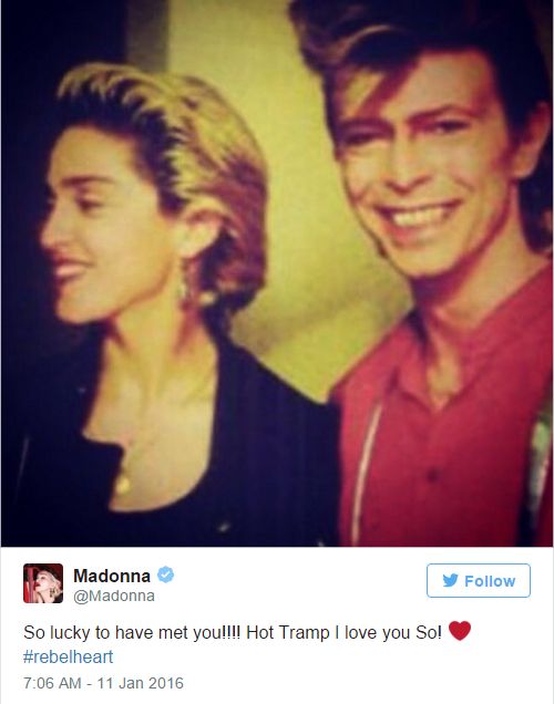 Bowie e Madonna