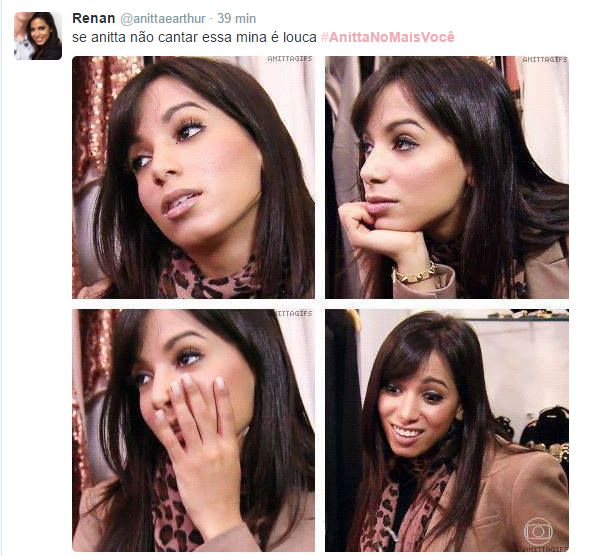 Reação da internet a Anitta no 