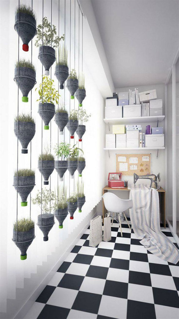 Garrafas pet são opção sustentável na decoração