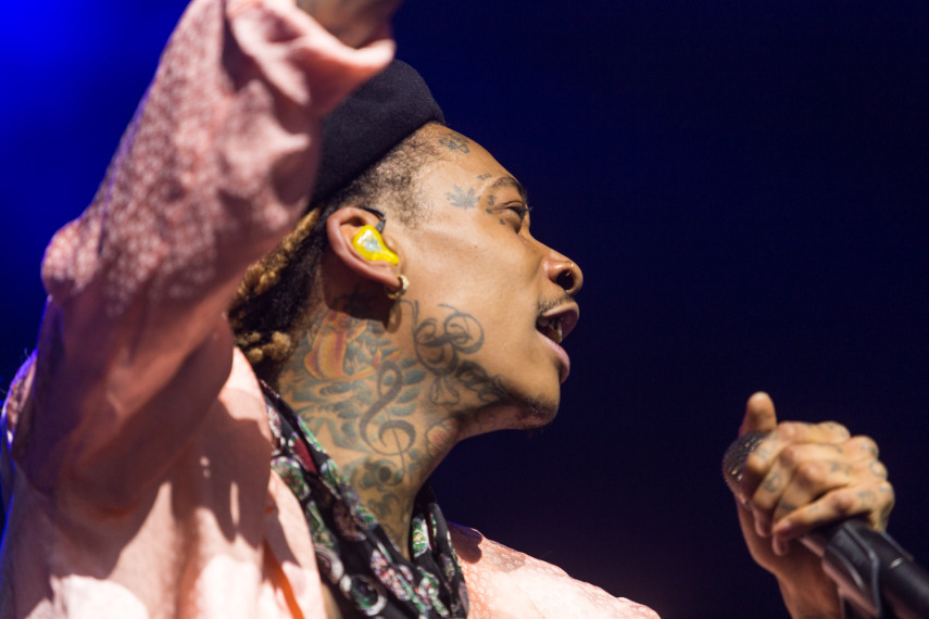 Wiz Khalifa faz apresentação em São Paulo