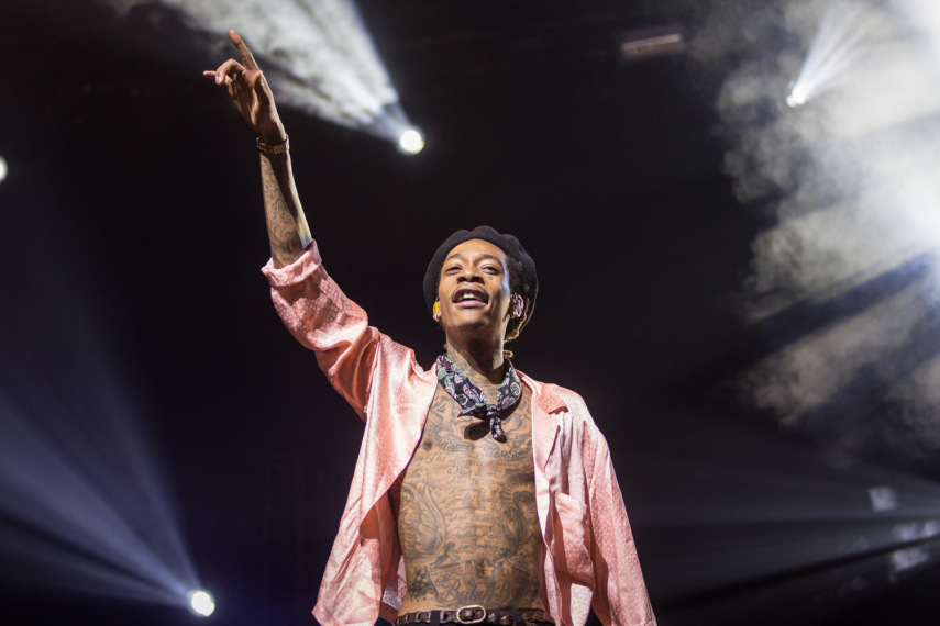 Wiz Khalifa faz apresentação em São Paulo