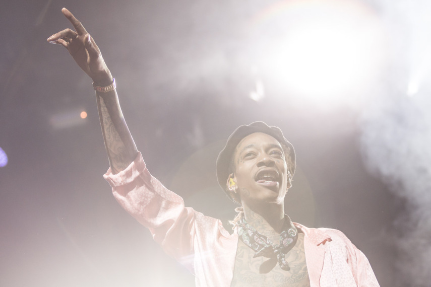 Wiz Khalifa faz apresentação em São Paulo