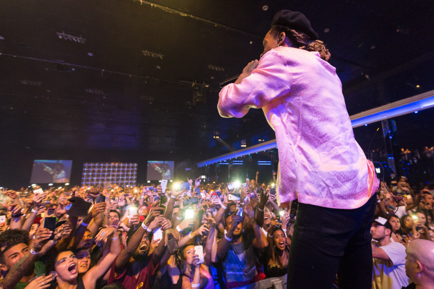 Wiz Khalifa faz apresentação em São Paulo