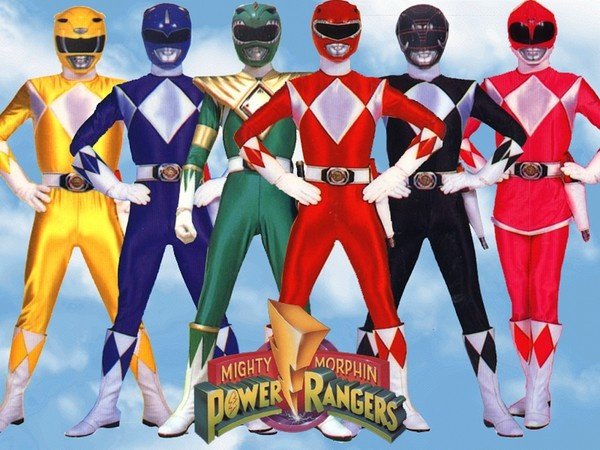 Power Rangers têm a força, Power Ranger são heróis...
