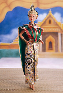 O modelo é parte da coleção Bonecas do Mundo, da Mattel