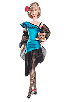 O modelo é parte da coleção Bonecas do Mundo, da Mattel