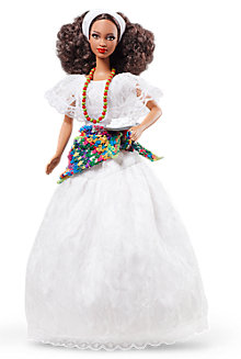 O modelo é parte da coleção Bonecas do Mundo, da Mattel