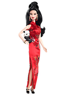 O modelo é parte da coleção Bonecas do Mundo, da Mattel