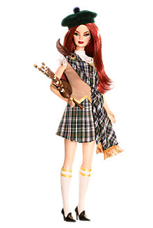 O modelo é parte da coleção Bonecas do Mundo, da Mattel