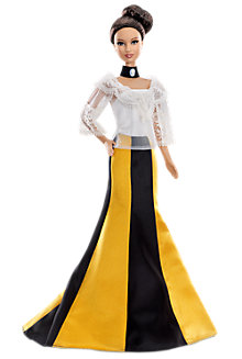 O modelo é parte da coleção Bonecas do Mundo, da Mattel