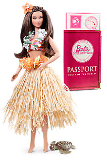 O modelo é parte da coleção Bonecas do Mundo, da Mattel