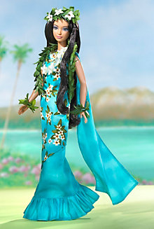 O modelo é parte da coleção Bonecas do Mundo, da Mattel
