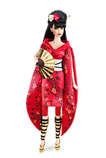 O modelo é parte da coleção Bonecas do Mundo, da Mattel