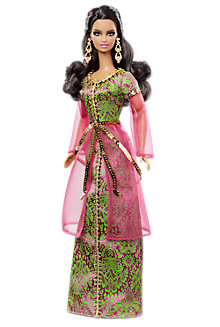 O modelo é parte da coleção Bonecas do Mundo, da Mattel