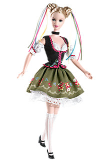 O modelo é parte da coleção Bonecas do Mundo, da Mattel