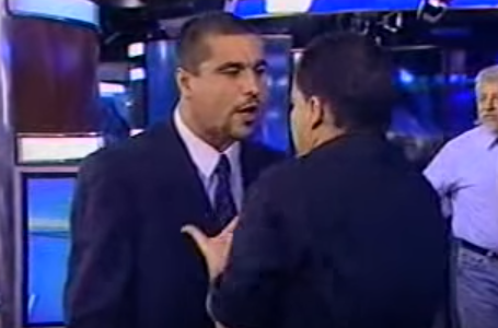 Mais do que uma bronca, Jorge Kajuru quase foi agredido pelo boxeador Marinho, criticado pelo jornalista por sua conduta durante uma luta.