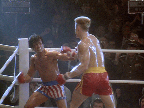 E claro que, Rocky vence!