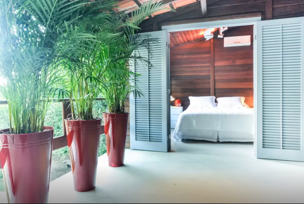 Um mimo luxuoso que a casa oferece: roupas de cama e banho de algodão egípcio!