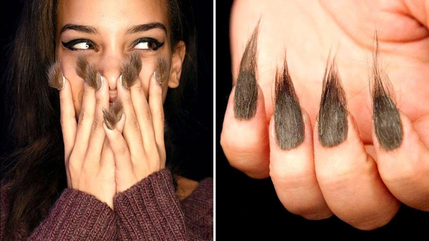  Unhas peludas: nova moda