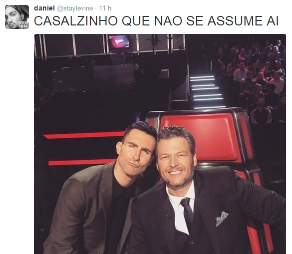 Adam Levine e Blake Shelton brilham juntos como jurados do 'The Voice USA'.