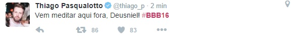 Olha elaaa! Daniel perde para Ronan e é o 3º eliminado do BBB 16, mas quem brilha no Twitter é Ana Paula.