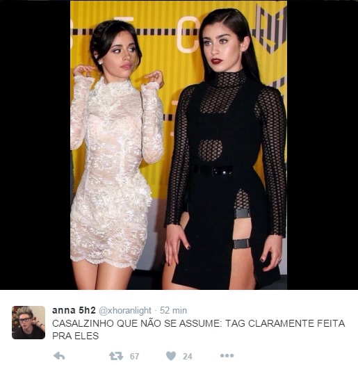 Os harmonizers shippam as meninas do Fifth Harmony Camila Cabello e Lauren Jauregui.