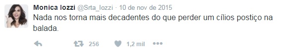 Sabe o que é perder um cílio postiço