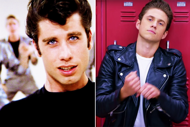 John Travolta e Aaron Tveit, Danny Zuko